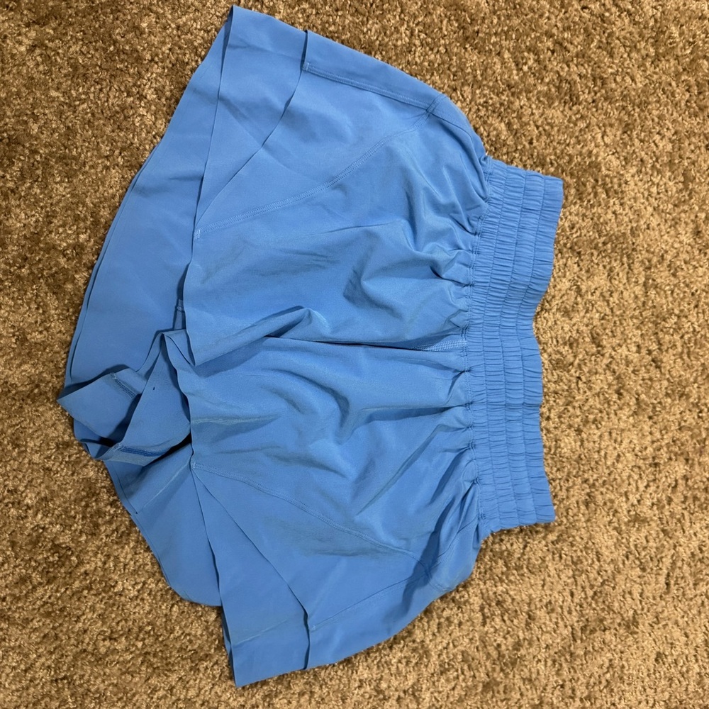 lululemon Blue shake it out Shorts